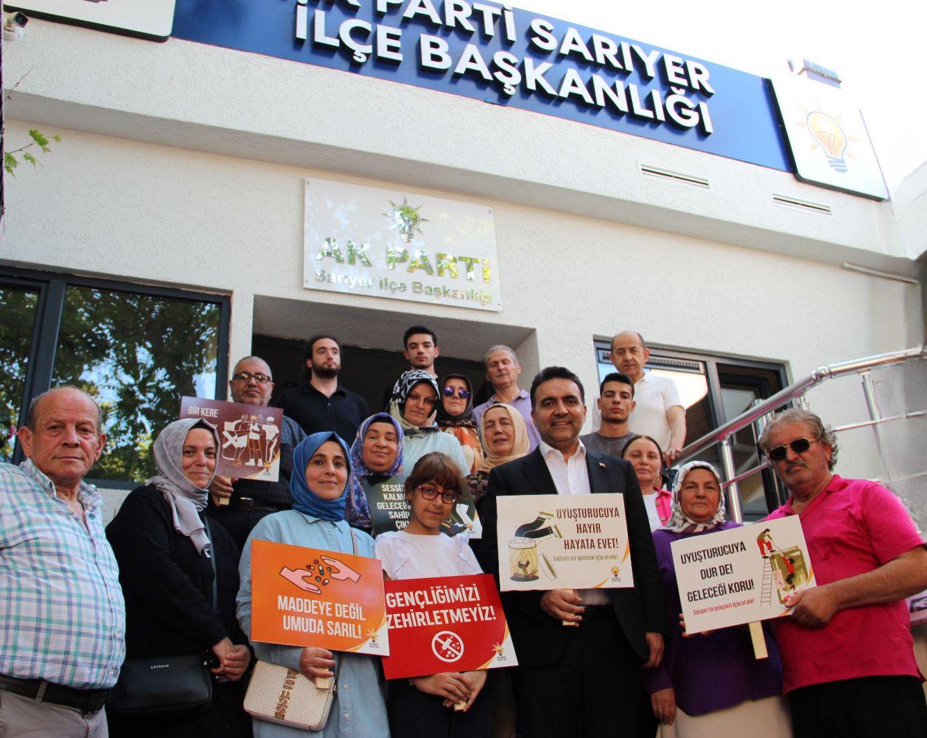 AK Parti Sarıyer’den Uyuşturucu Gününde Farkındalık Çalışması