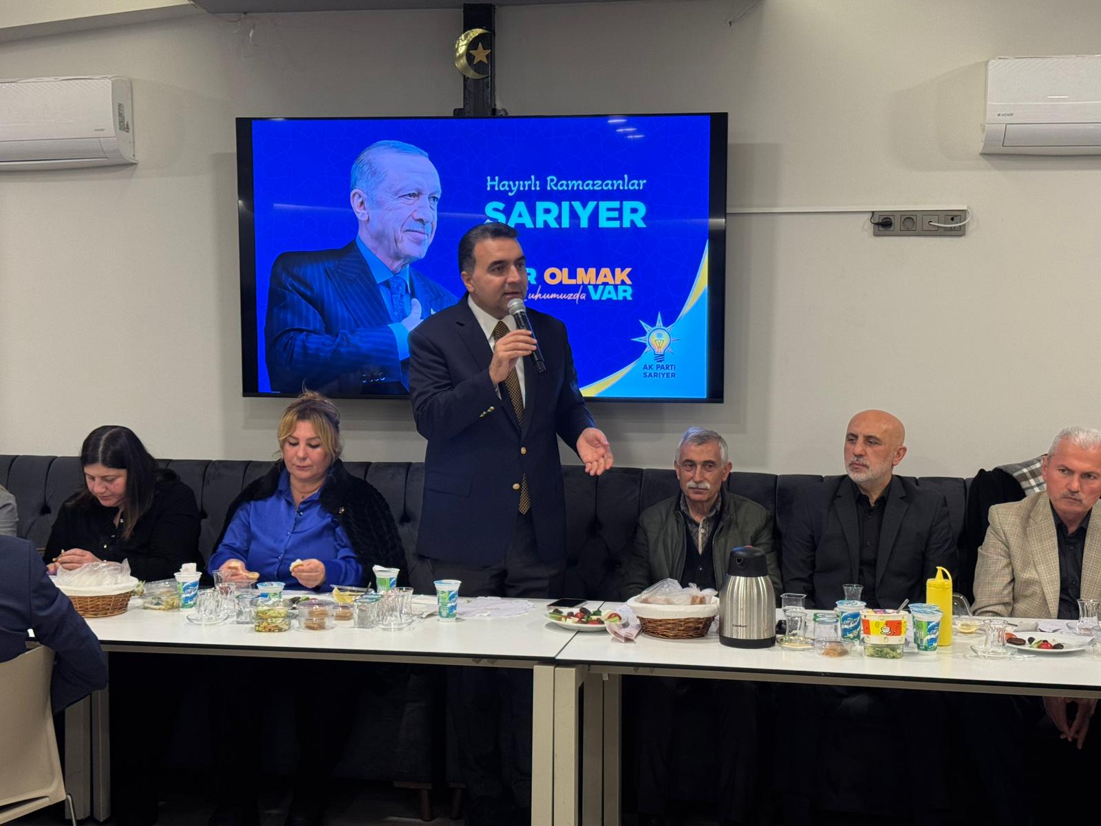 Sarıyer’de faaliyet gösteren sivil toplum kuruluşlarımızın değerli temsilcileriyle iftar programımız.